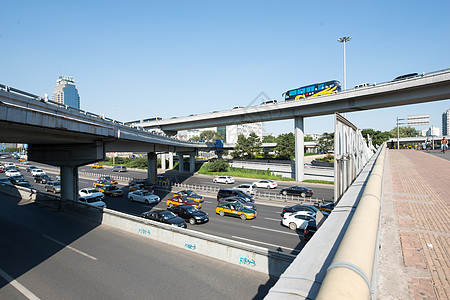 北京 大楼市中心天空摩天大楼北京西直门建筑群背景