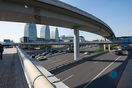 路首都人类居住地北京西直门建筑群图片