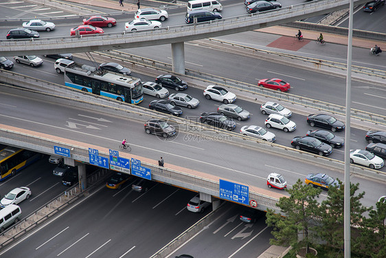 商业区旅游目的地白昼北京西直门立交桥图片