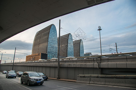 旅游胜地都市风景户外北京西直门建筑群图片