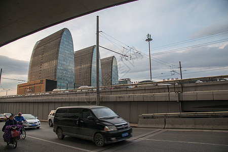 路首都户外北京西直门建筑群图片