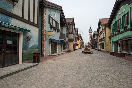 小路旅游街景北京通惠小镇酒吧街图片