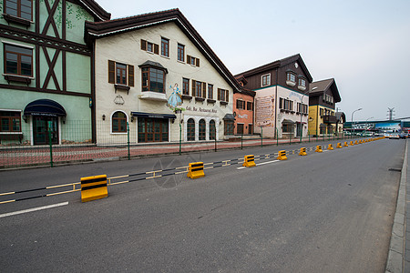 酒吧北京素材旅游无人建筑结构北京通惠小镇酒吧街背景