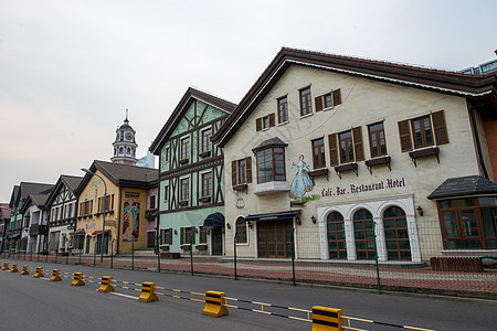 商场都市风光居住区北京通惠小镇酒吧街图片