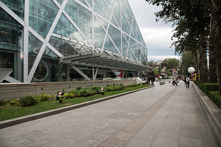 居住区摩天大楼市区北京侨福芳草地大厦图片