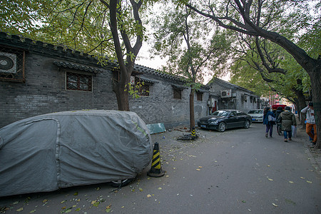 首都门口环境北京胡同背景