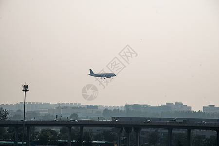 旅途无人都市风光北京首都机场图片