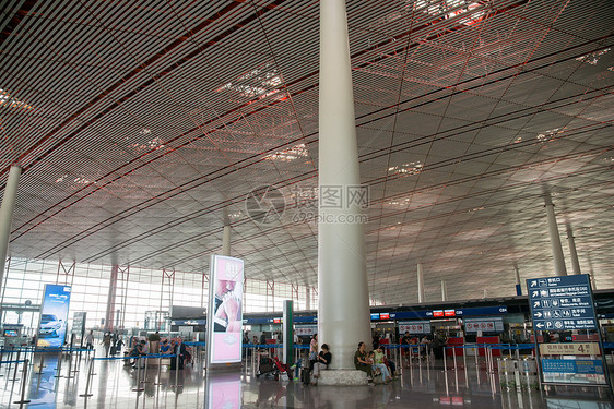 通道无法辨认的人候机厅北京首都机场图片
