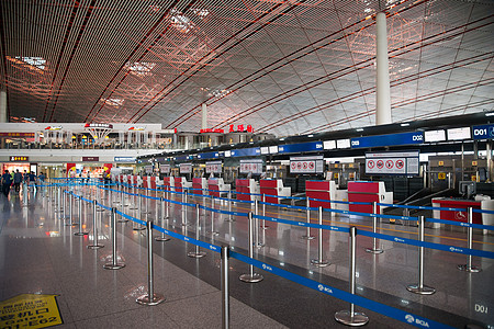 空运大楼东亚宽敞的北京首都机场高清图片