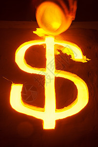 理财技术熔炉美元符号图片