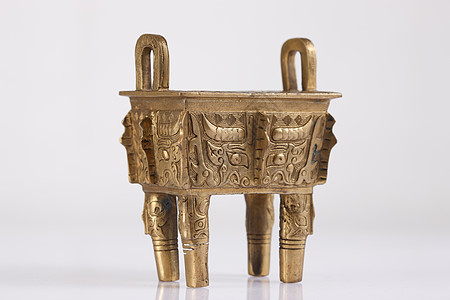 人造物铜器时代静物铜鼎图片