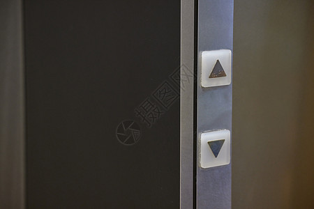 商场里的电梯按钮背景图片