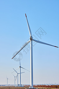 大风车风力发电设施图片