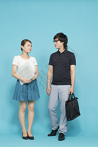 职场上班族男女形象图片