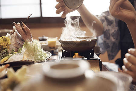 温泉酒店的美食图片