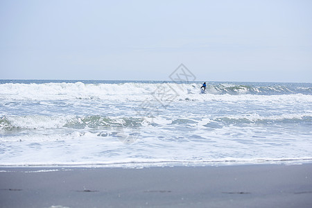 海里的冲浪者图片