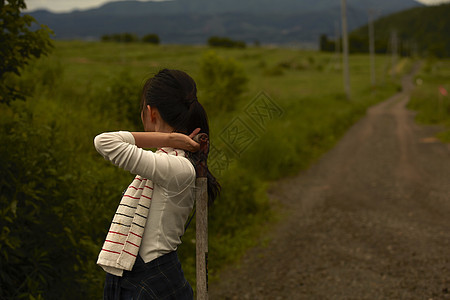 健康乡村生活农场女孩图片