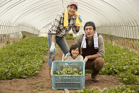温室女孩们农民生活在该国的家庭移民形象图片