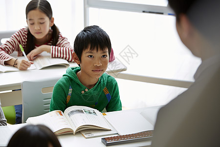 小孩子度假集中精力学习补习班图片