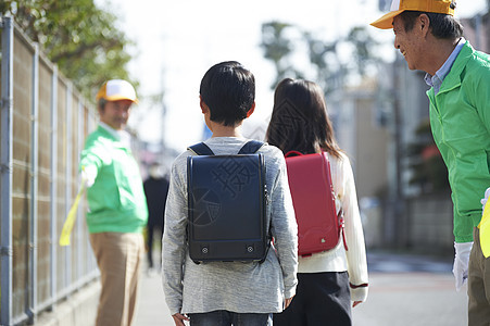 学校道路的安全援助员图片