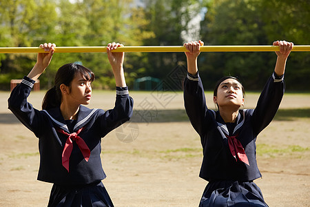 高中校园小学生女学生朋友图片