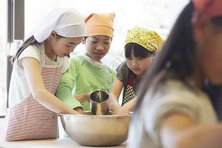 烹饪布料自制森林学校小学生做饭图片