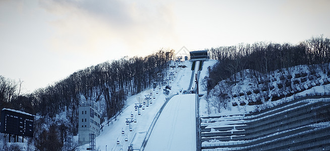 滑雪体育场图片