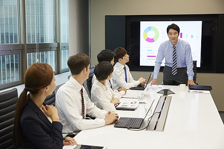 正在开会的白领图片素材