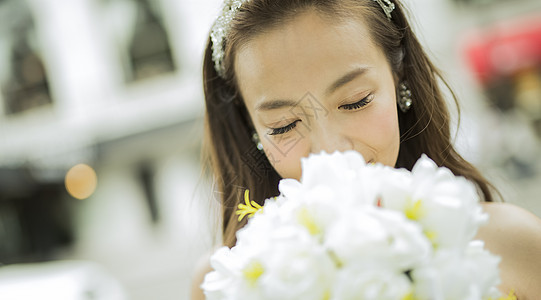 美女婚纱写真图片