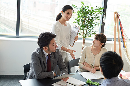 语言学校讲师教学生中文图片