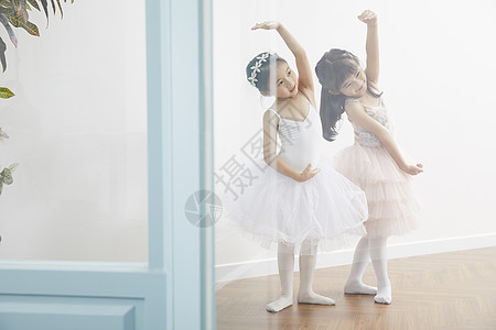姐妹跳芭蕾舞图片