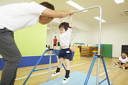 教学个人指导教训体操类铁棒孩子图片