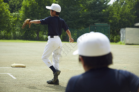 男锻炼棒球选手少年棒球练习赛图片