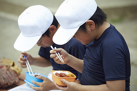 男人留白原野少年棒球午餐盒图片