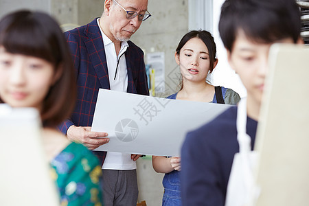 画室学生形象图片