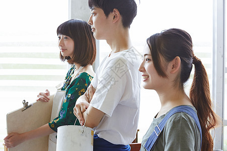 伙伴学生团体艺术图片