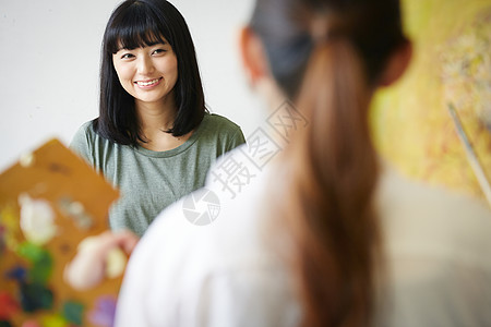 美容养生图片干净模特艺术一个塑造图片的女人背景