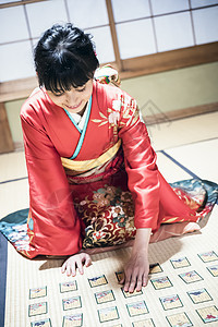 日式和服少女写真图片