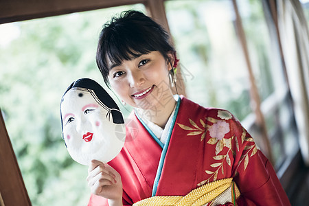 日式和服少女写真图片