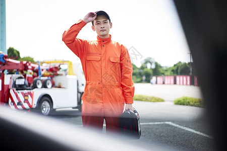 道路救援服务人员图片