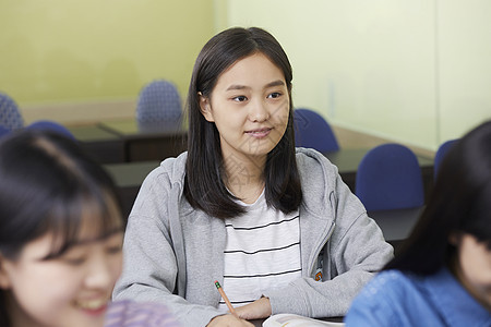 中学学校学生学习图片