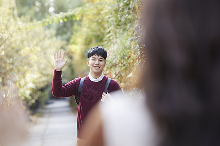 成人生活韩国人情人情侣约会问候图片素材