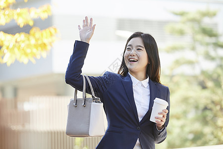 清晨打招呼图片