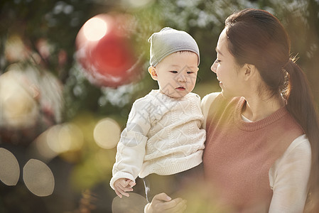 妈妈和孩子的欢乐时光图片