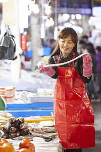 神谕有感染力强烈的感情女人商人市场图片