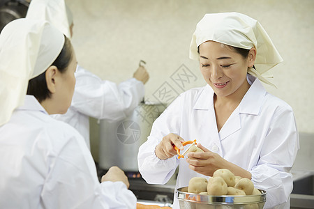 减肥亚洲人进餐午餐做饭图片