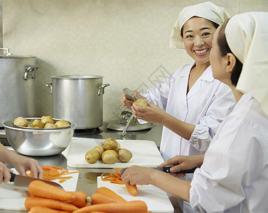 食材亚洲人快乐午餐做饭图片