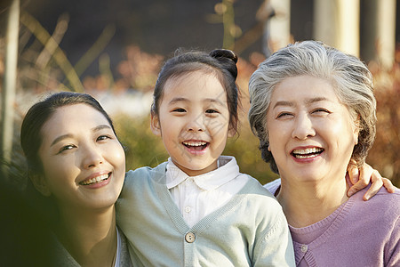 父母祖孙祖孙三代幸福家庭背景