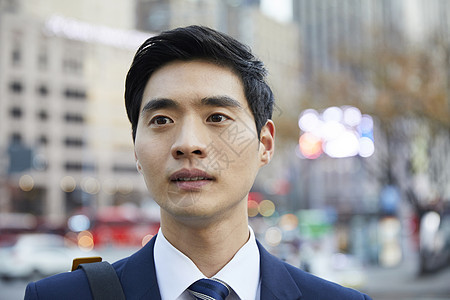 前视图大街职业的商人生活韩国人图片