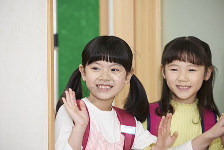 评价选择聚焦前视图小学生儿童韩国人图片